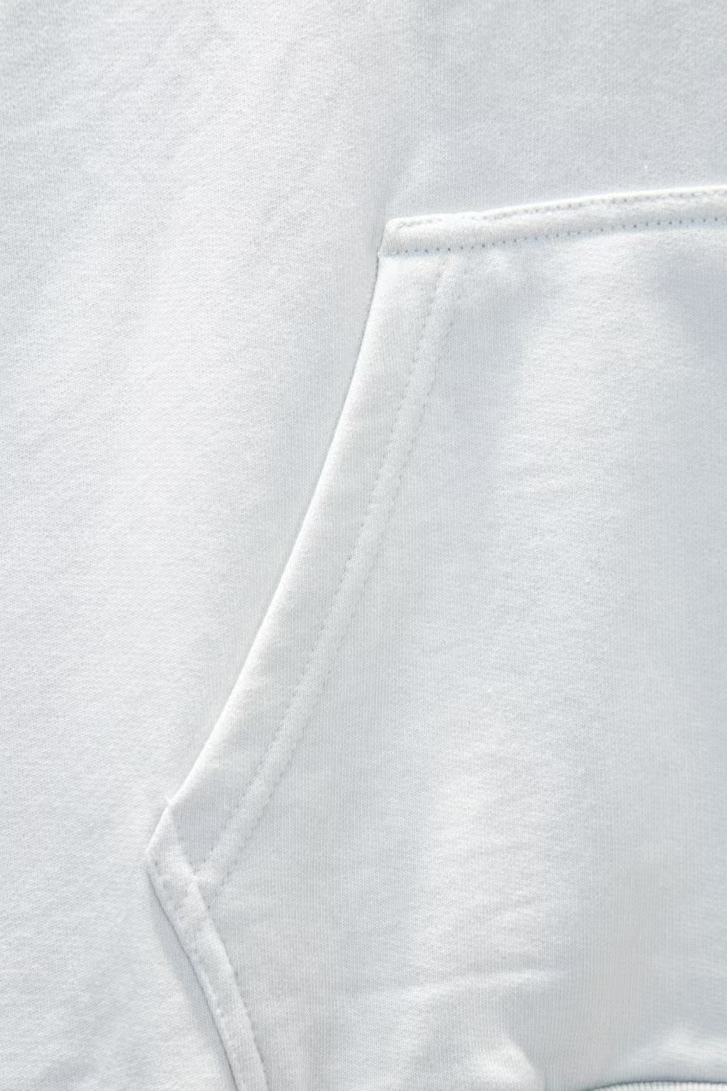 New open chest embroidered hooded sweatshirt