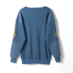 New patch embroidered sweater
