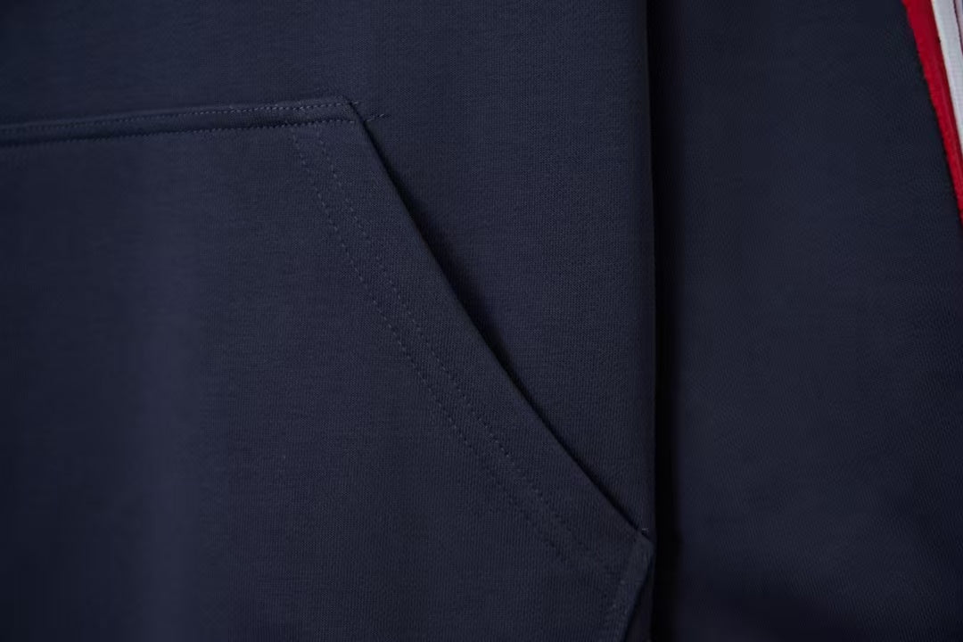 New embroidered hooded sweatshirt
