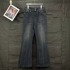 New loose micro flared jeans