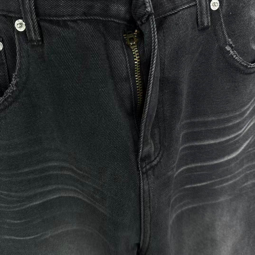 New loose micro flared jeans