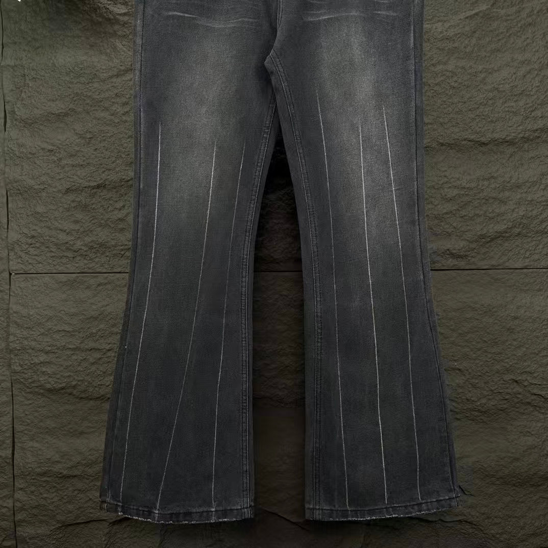 New loose micro flared jeans