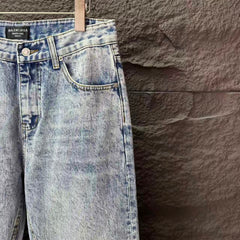 New washed loose slightly flared jeans