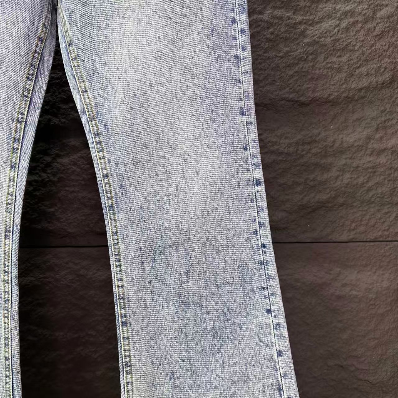 New washed loose slightly flared jeans