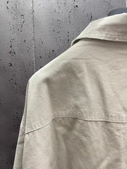 Canvas shirt jacket