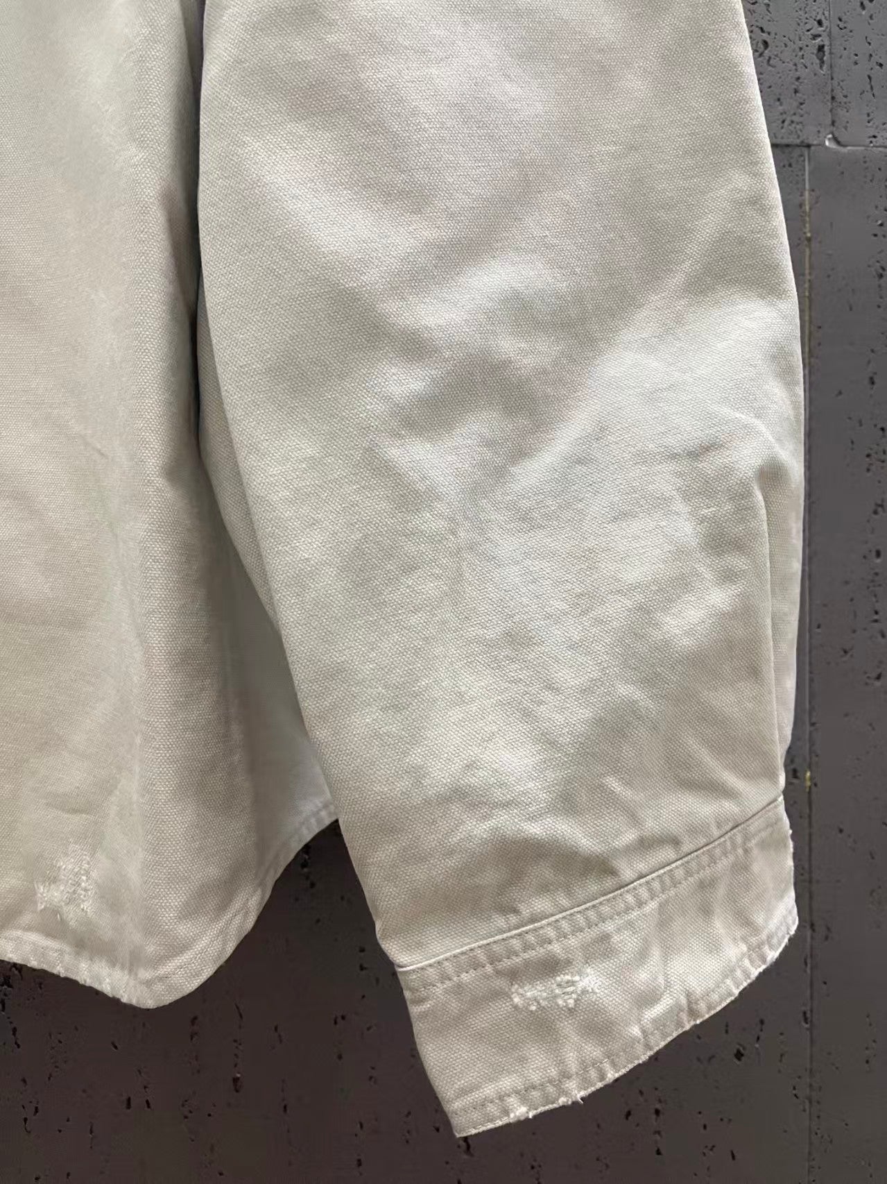 Canvas shirt jacket