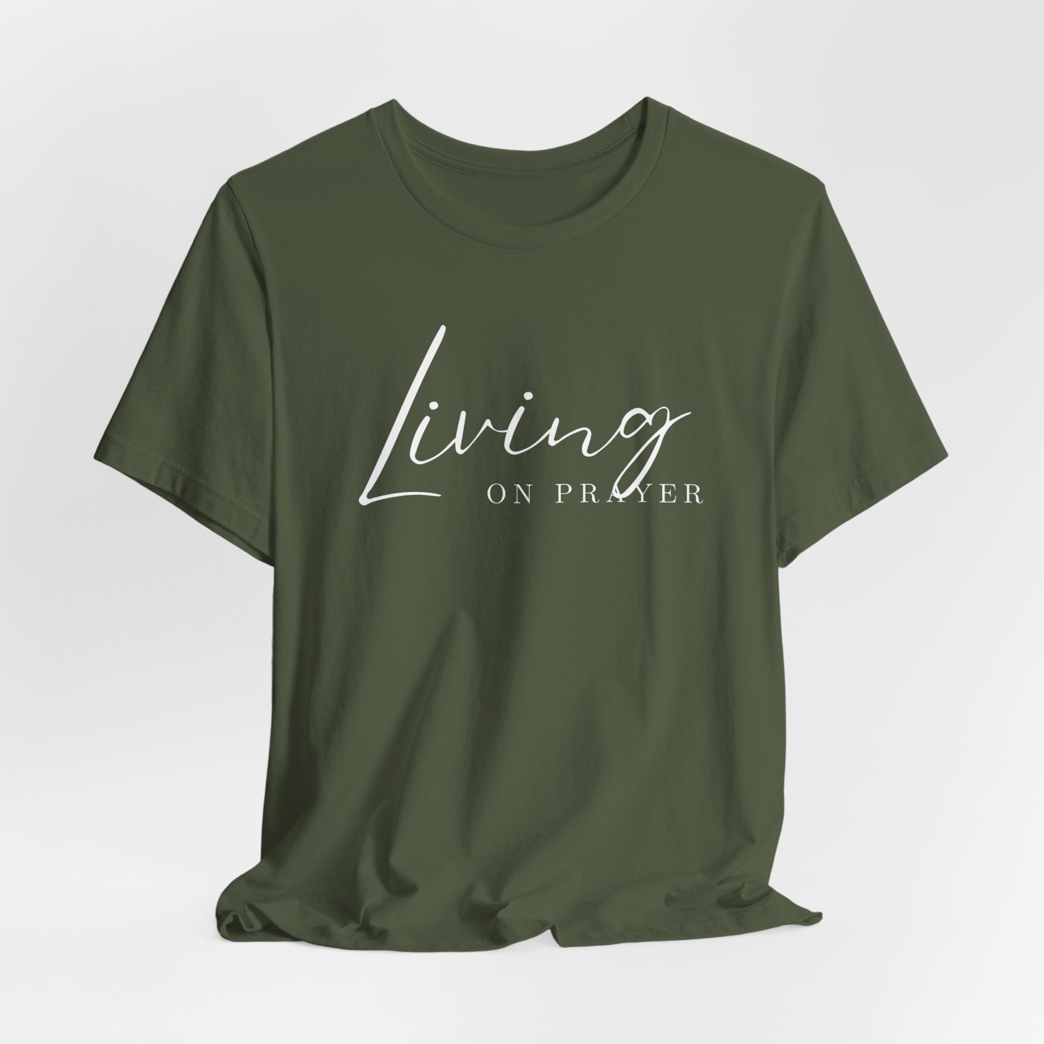 Living on Prayer Jesus-inspired Shirt