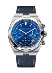 Chronograph-Blue - Black leather - Automatic - 43mm