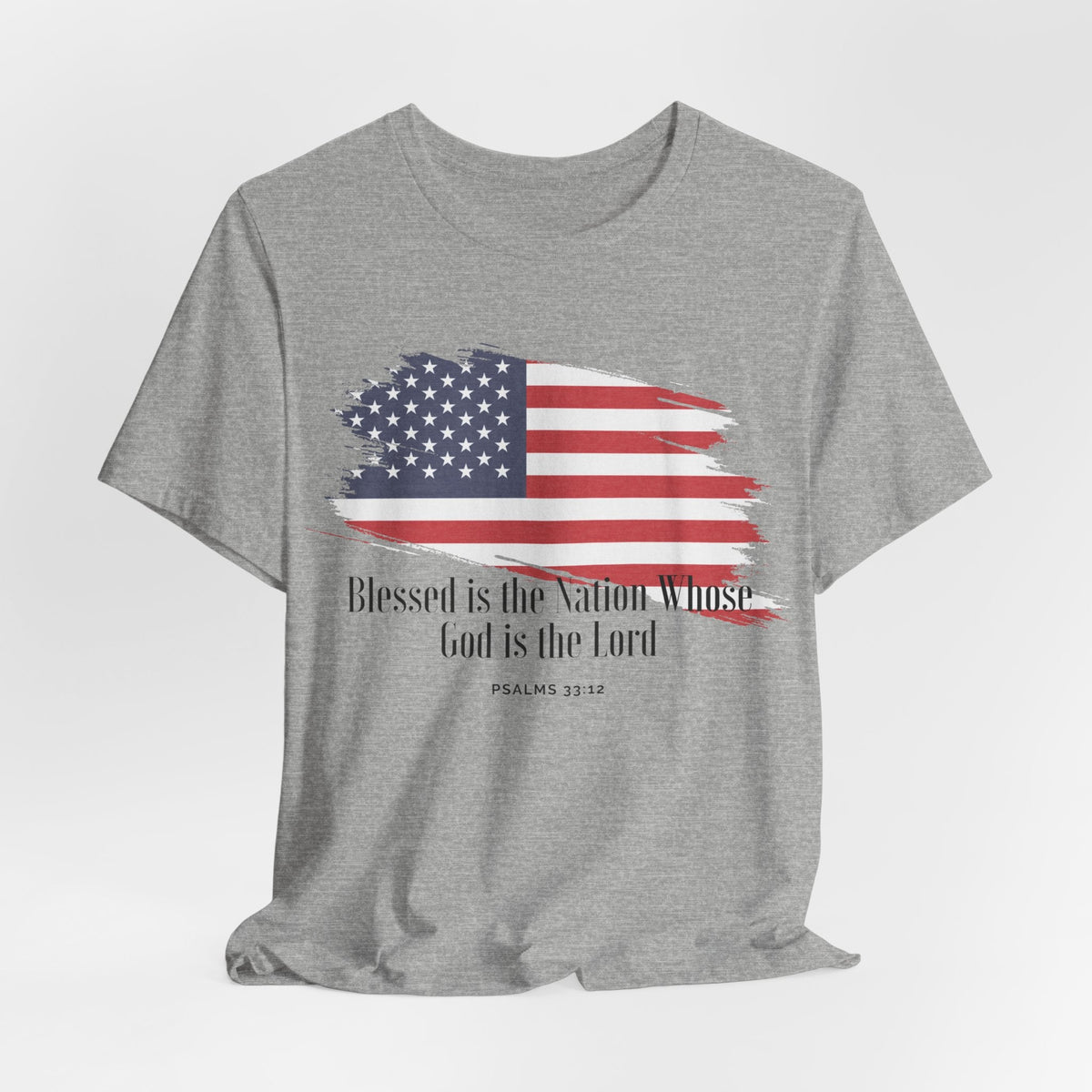 God and Country US Flag Christian T Shirt