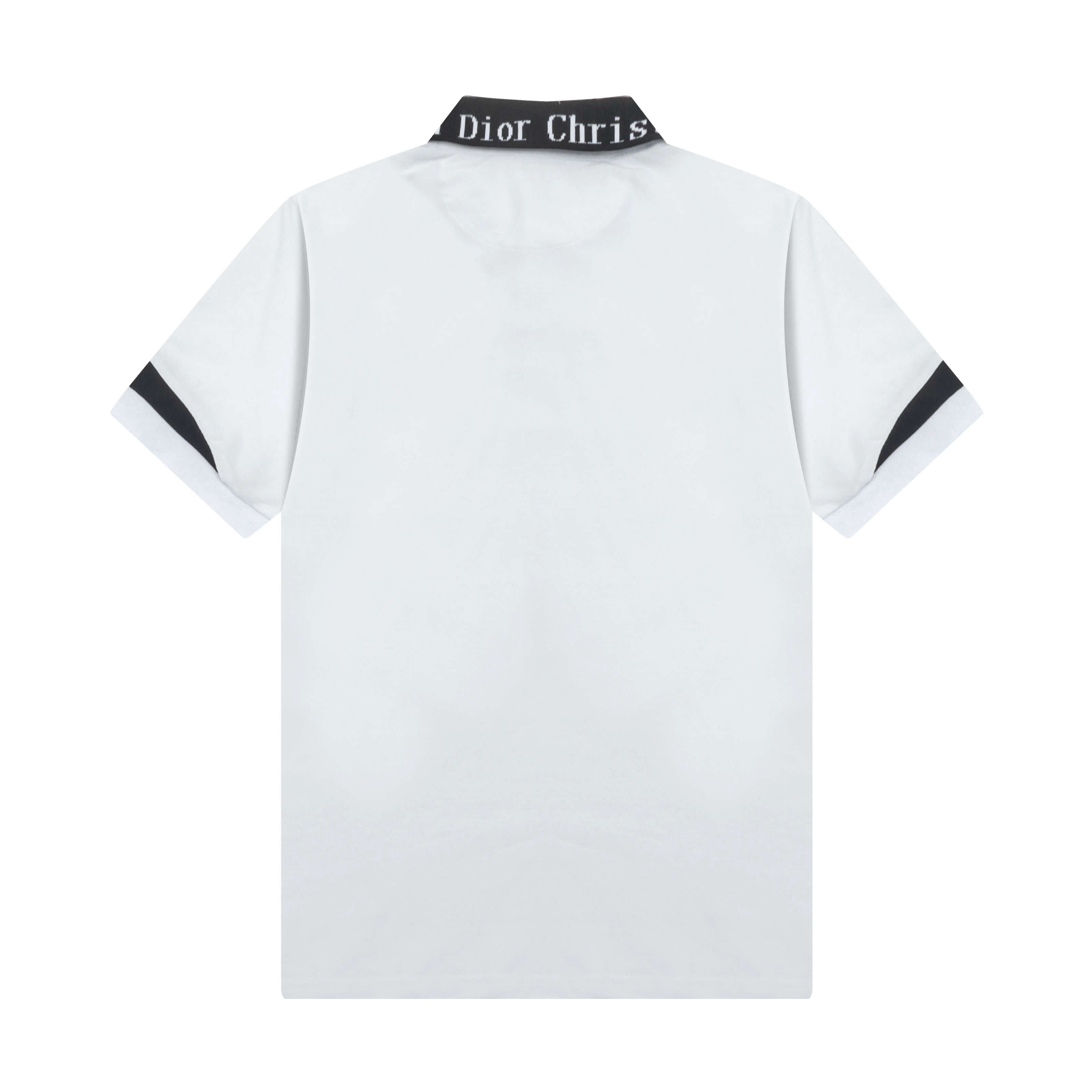 Letter Embroidery Polo Shirt