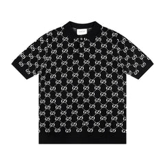 Full Print Double G Polo T Shirt
