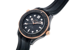 Black Rosegold -904L Steel -Black Rubber - Automatic - 42mm