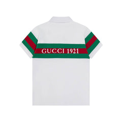 Red Green Stripes Polo T Shirt