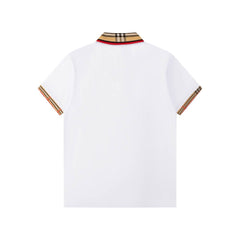 Classic Check Collar Polo T Shirt