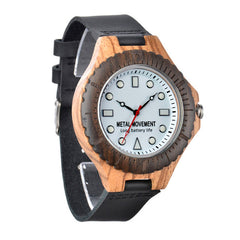 Wooden Style 904L Steel Watch -41mm