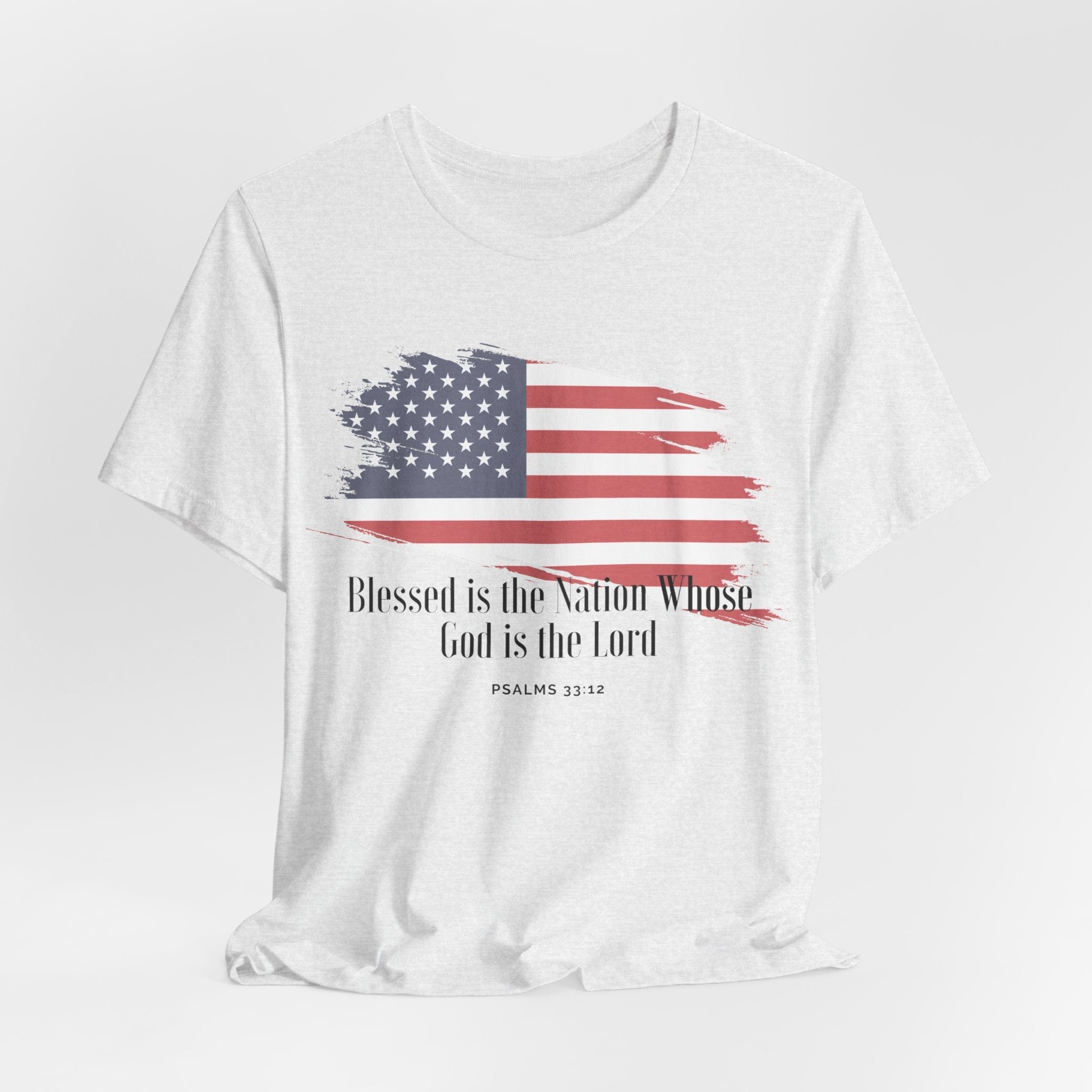 God and Country US Flag Christian T Shirt