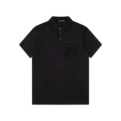 Pocket Embossing Polo T Shirt