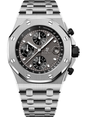 Grey OFFs - White Steel - Quartz- 43mm