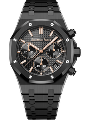 Black Titanium Steel - Chronograph- Quartz- 43mm