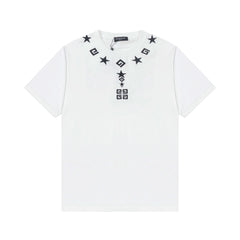 Necklace Embroidery T Shirt