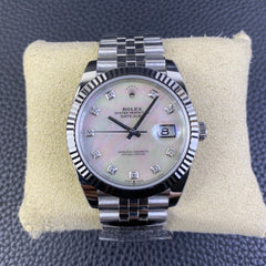C-Factory - Cloud dial - Silver 904L Steel- Automatic - 41mm