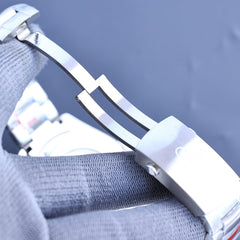 1/4 Orange Ceramic - Silver 904L Steel - Automatic - 43mm