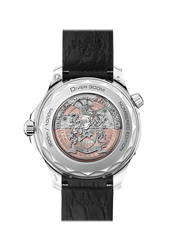Black Steel - Leather Strap - Automatic- 42mm