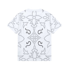 Full Print Stripes T Shirt