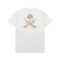 Skull Print T Shirt