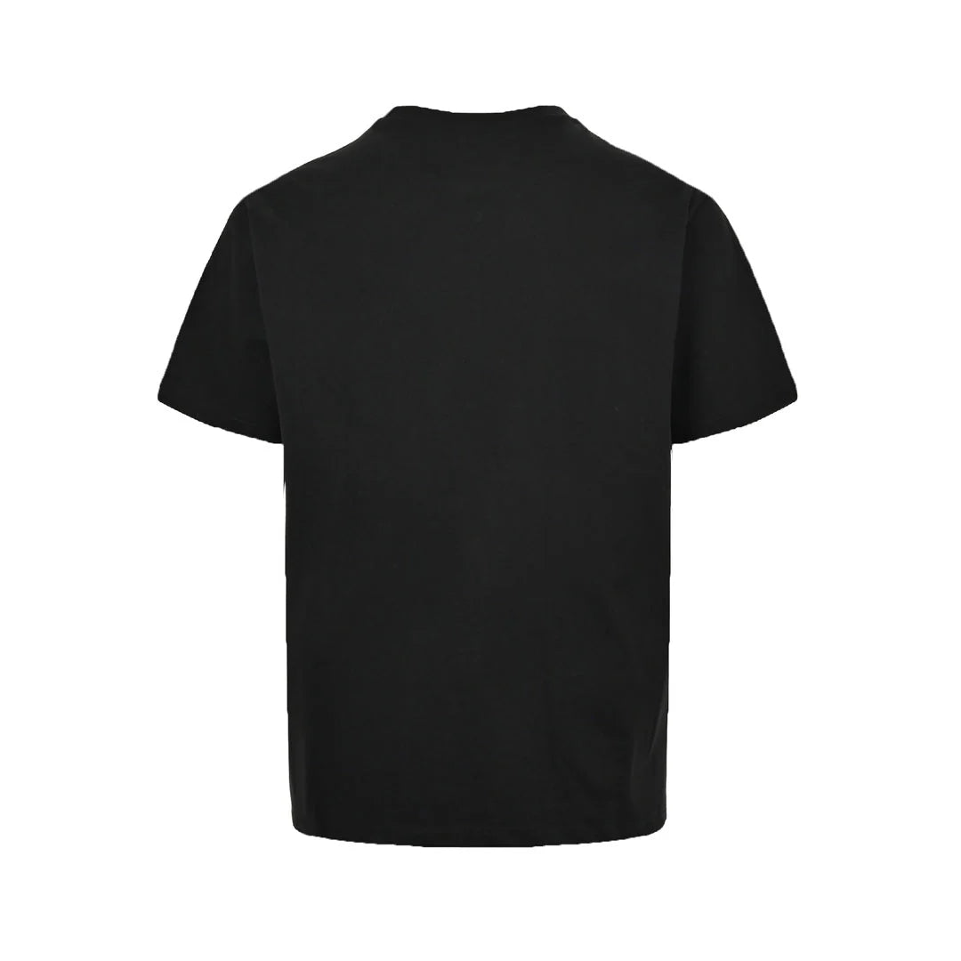 Color block printed crew neck short sleeves