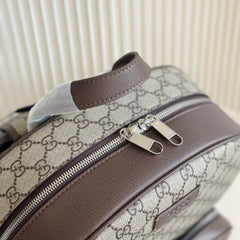 Canvas And Leather Backpack