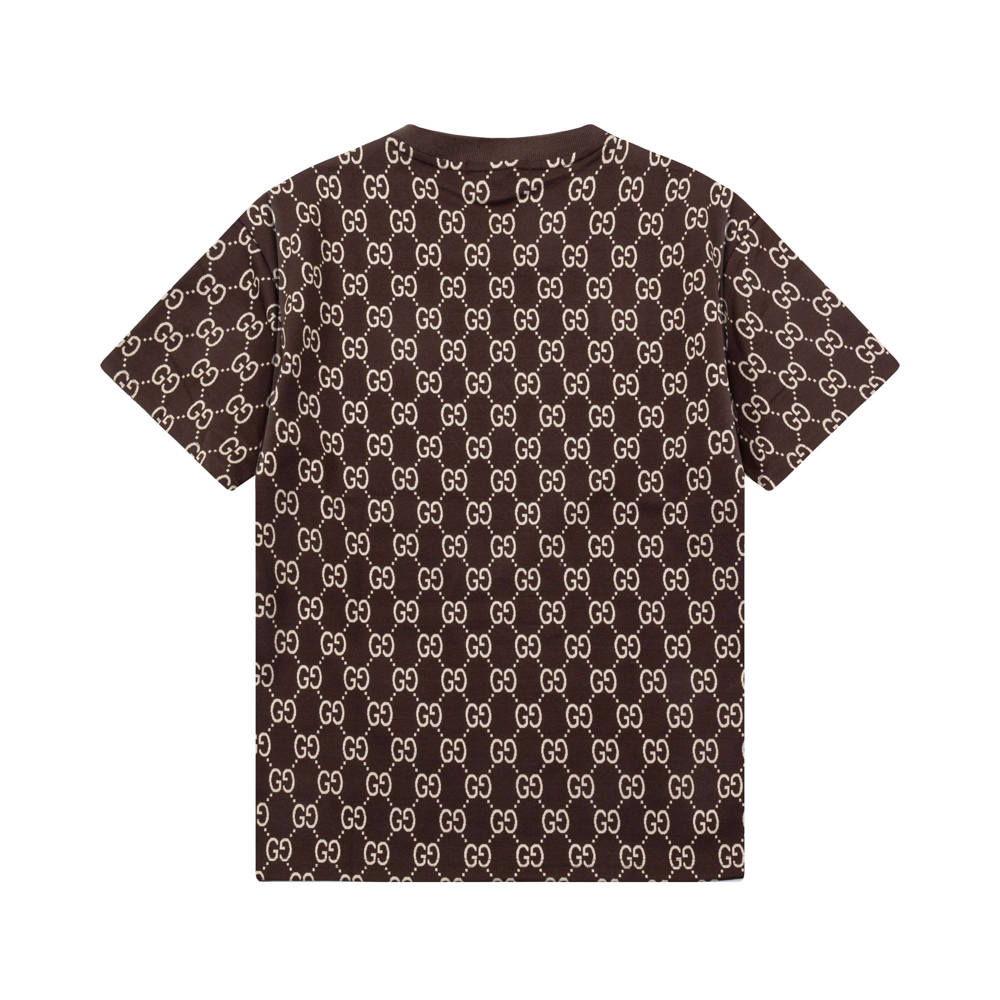 Multicolor Double G Full Print T Shirt