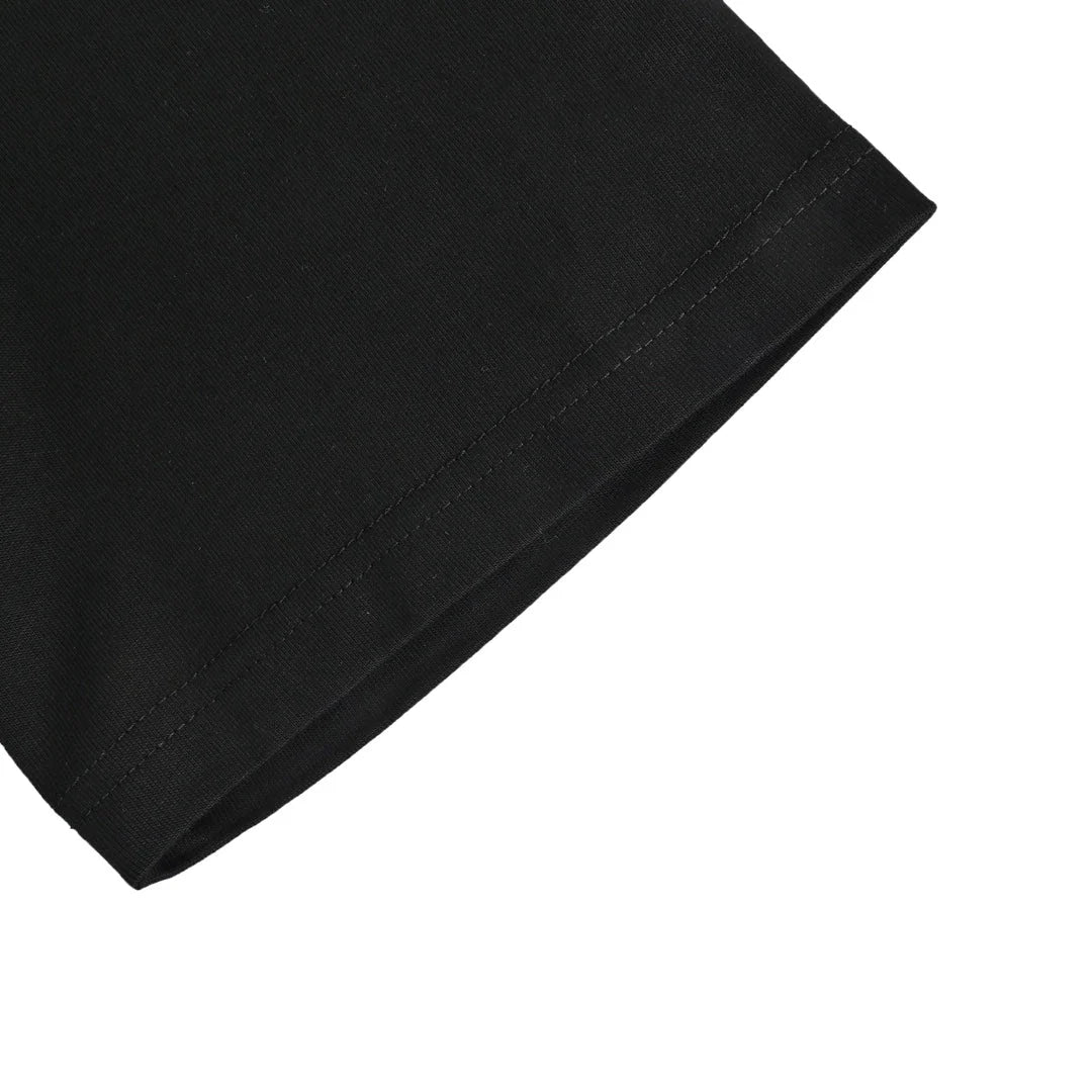 Color block printed crew neck short sleeves