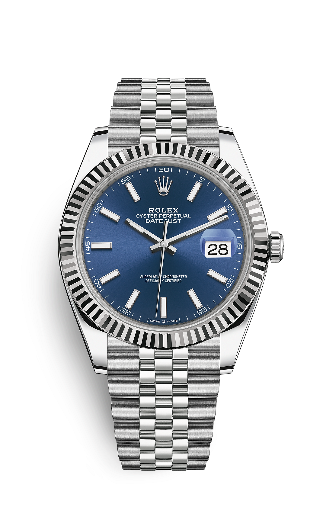 126334-Blue Silver - Steel 904L - Blue- Automatic-41mm