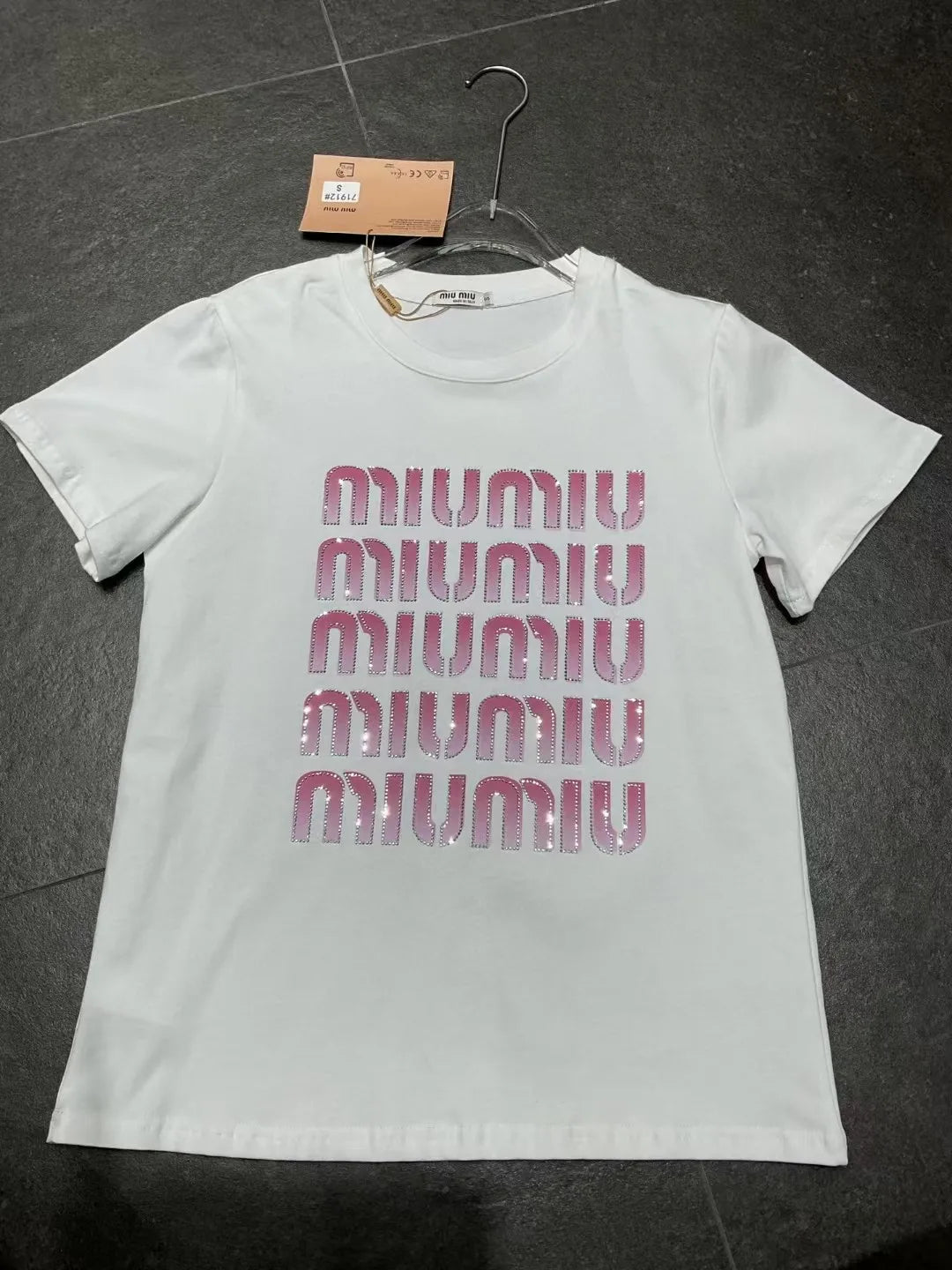 Women's full printed pure cotton short sleeved T-shirt