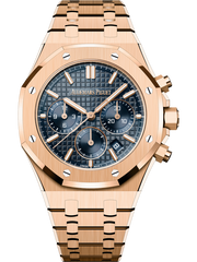 Blue - Rosegold 904L Steel - Quartz - 41mm