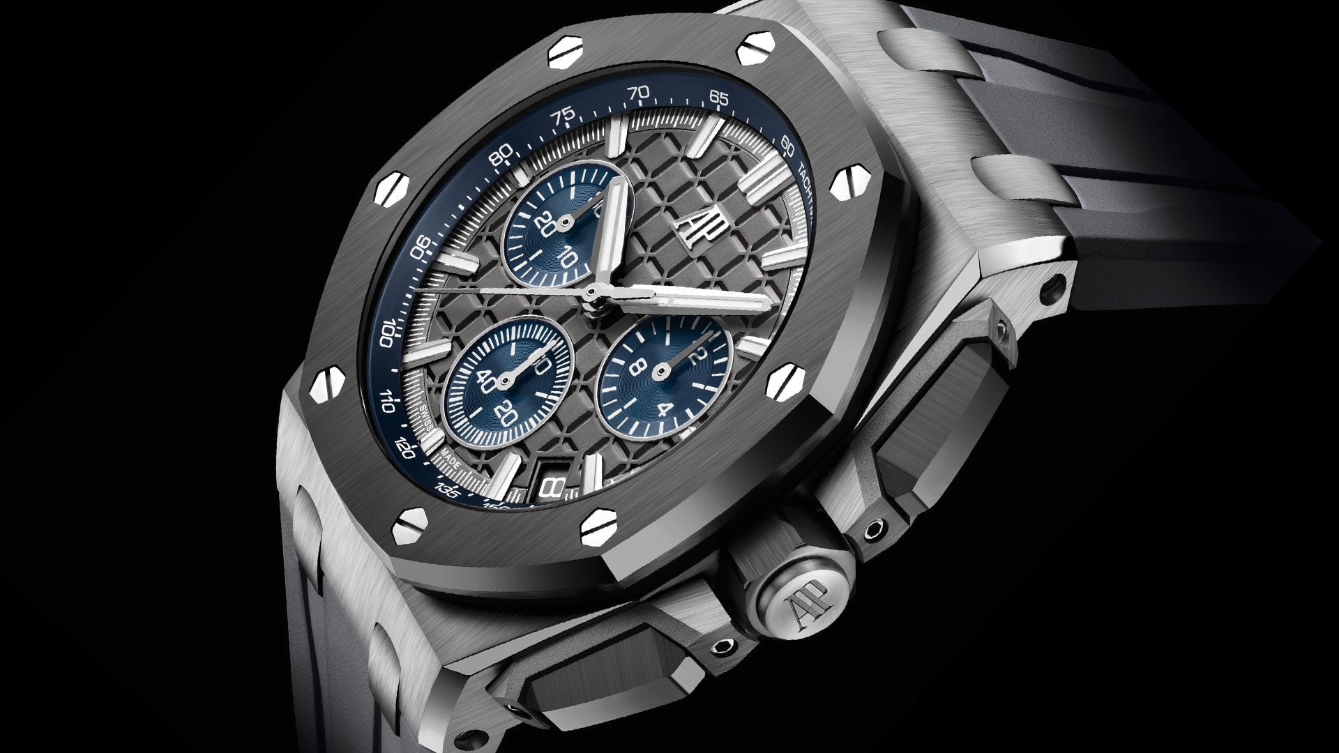 Chronograph-Grey OFFs - Grey Rubber - Quartz - 43mm