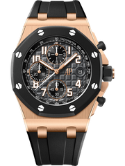 Black OFFs - Black Rubber -Chronograph - Quartz - 42mm