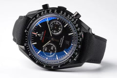 904L Steel - Black Rubber - Chronograph - Quartz - 44mm