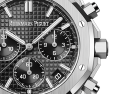 Black Silver - 904L Steel - Chronograph- Quartz- 41mm