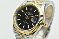 C-Factory - Black - Yellow Silver 904L Steel- Automatic - 41mm