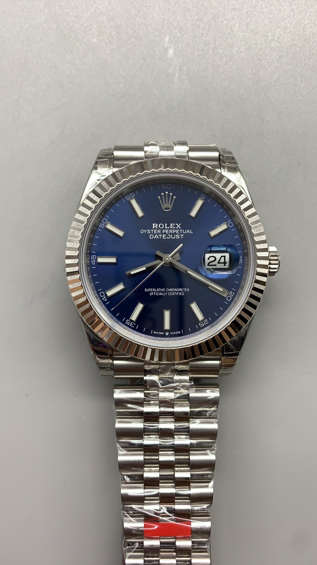 126334-Blue Silver - Steel 904L - Blue- Automatic-41mm