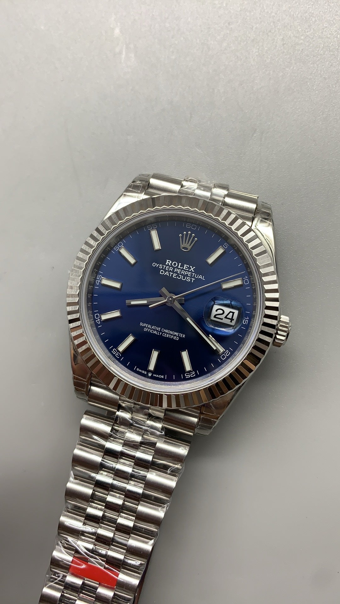 126334-Blue Silver - Steel 904L - Blue- Automatic-41mm