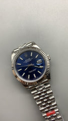 126334-Blue Silver - Steel 904L - Blue- Automatic-41mm