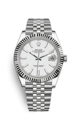DATE-Steel and white gold-41mm Watch