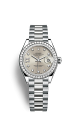 LADY-DATE-white gold and diamonds- Quartz-31mm