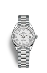 LADY-DATE-white gold and diamonds- Quartz-31mm