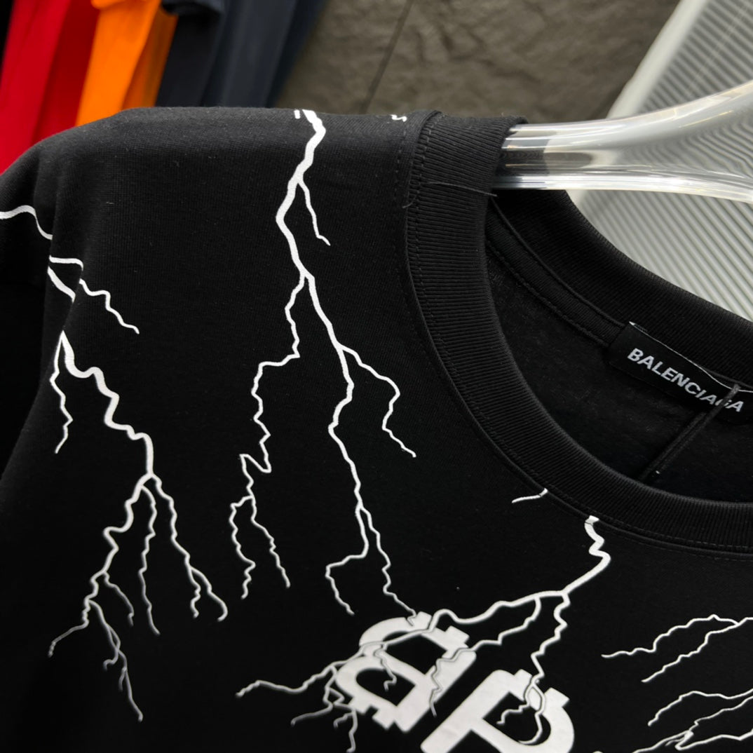 Lightning Print T Shirt