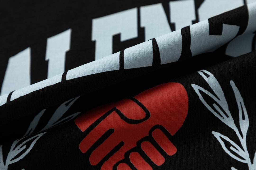Handshake  Print T Shirt
