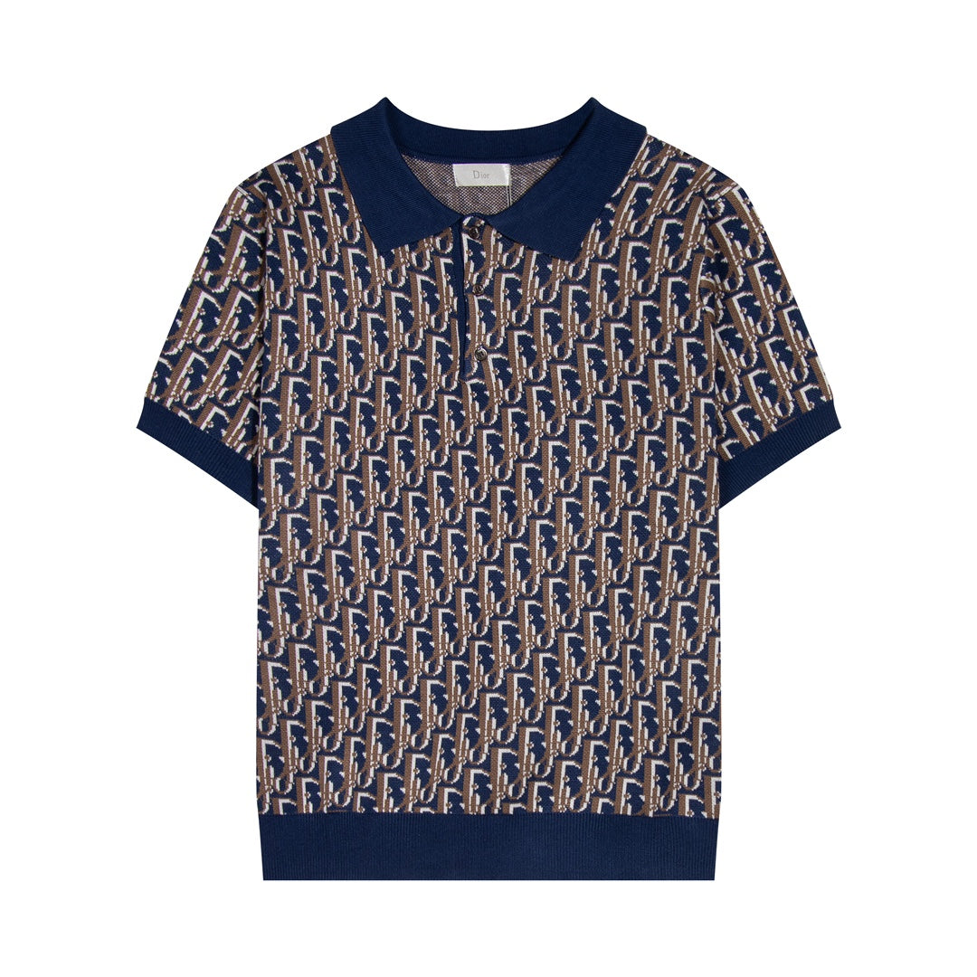 All Over Print Knitted Sweater